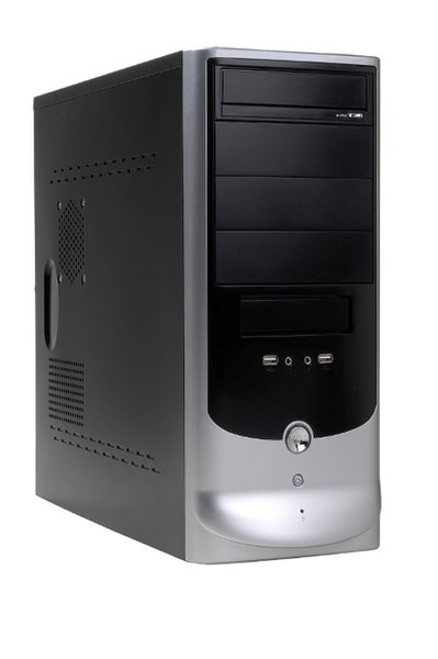 iTek Shark Midi-Tower 550W Black,Silver