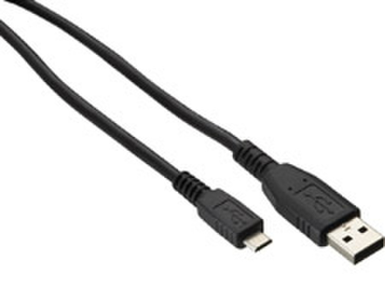 BlackBerry ACC-18685-201 0.3m USB Micro-USB Black mobile phone cable