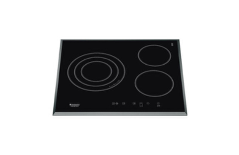 Hotpoint KRC 631 T B Eingebaut Ceramic hob Schwarz