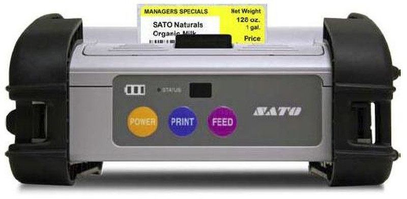 SATO MB410i Direct thermal Mobile printer 305 x 305DPI Black,Grey