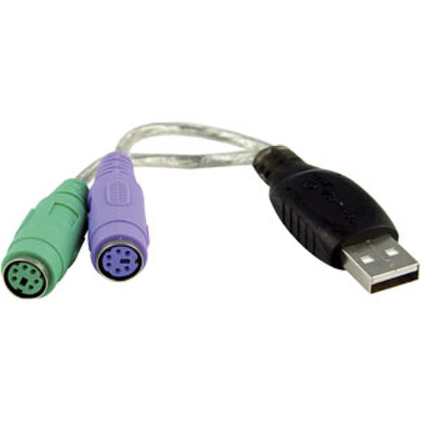 Deltaco USB - 2x PS/2 Adapter