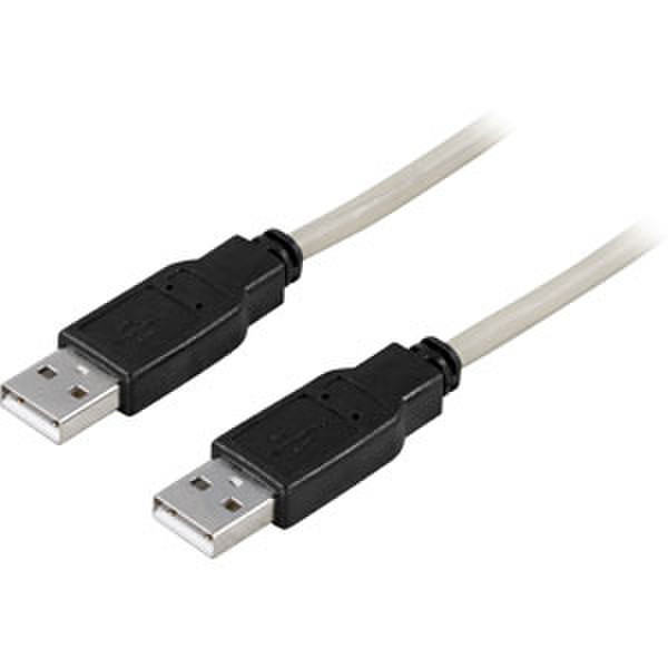 Deltaco USB 2.0 Cable A/A, 1.5m 1.5м USB A USB A
