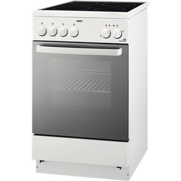 Zanussi ZCV560NW Freestanding Ceramic A White cooker