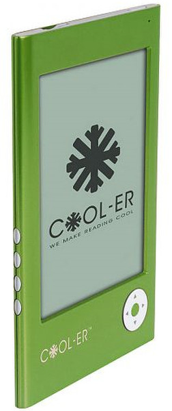 Cool-er e-Reader 6" 0.125, 1GB Green e-book reader