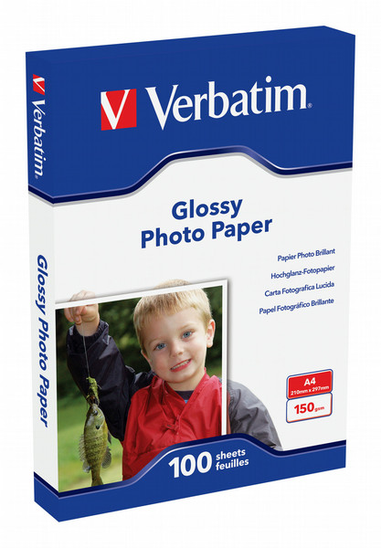 Verbatim Glossy Photo Paper - A4, 100pk Fotopapier