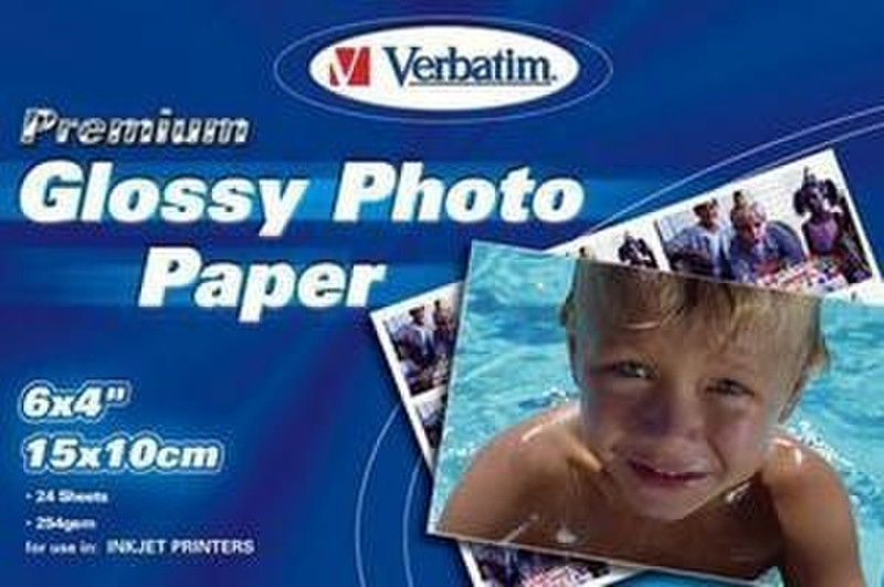 Verbatim Premium Glossy Photo Paper 10x15cm, 24-pk фотобумага