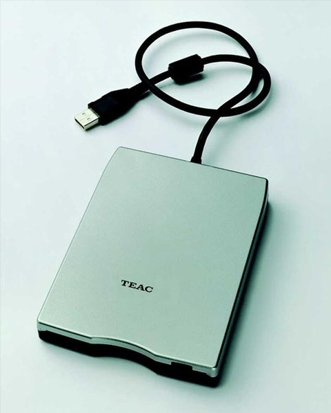TEAC FD-05PUW Floppy Drive Silver USB External floppy drive