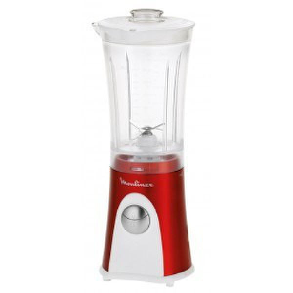Moulinex mini multi deluxe Tabletop blender Red,Stainless steel,Transparent,White 0.6L 350W