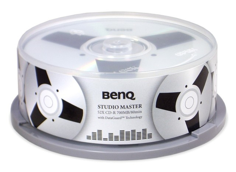 Benq CD-R 700MB 80Min 52x Studio Master CakeBox 25pk CD-R 700МБ 25шт