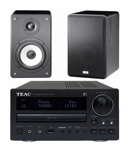 TEAC CR-H226 Micro set 50W Black