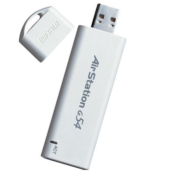 Buffalo Wireless-G Keychain USB 2.0 Adapter with Auto Installation 54Mbit/s Netzwerkkarte