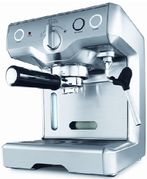 Solis 110 Espressomaschine 2.2l 2Tassen Edelstahl Kaffeemaschine