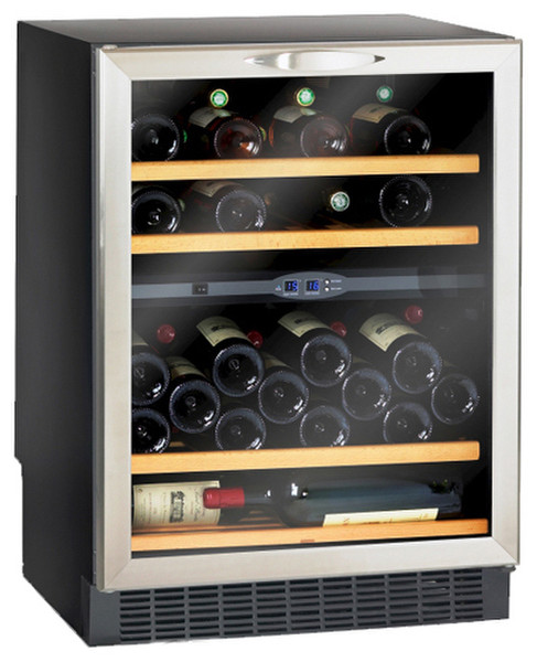 Climadiff CV52IXDZ Eingebaut Weinkühler mit Kompressor Schwarz 50bottle(s) C Weinkühler