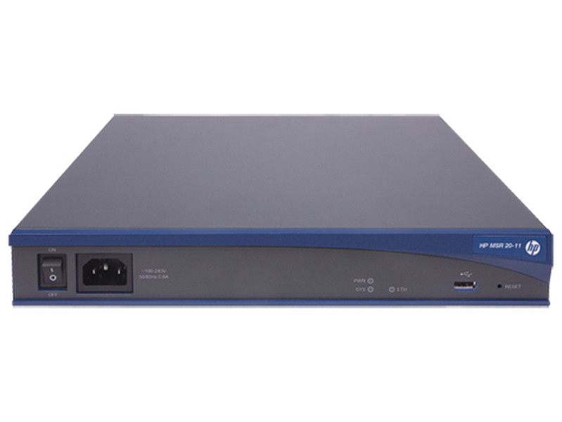 Hewlett Packard Enterprise A-MSR20-11 Fast Ethernet Синий