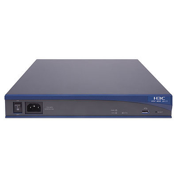 Hewlett Packard Enterprise A-MSR20-13 Schnelles Ethernet Blau WLAN-Router