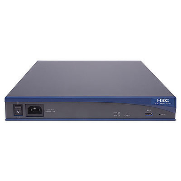 Hewlett Packard Enterprise A-MSR20-12 Fast Ethernet Blue wireless router