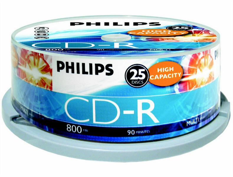Philips CD-R Multi 800MB / 90min SP(25) 800МБ 25шт
