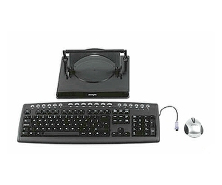 Kensington Keyboard Optical Kit Беспроводной RF Черный клавиатура