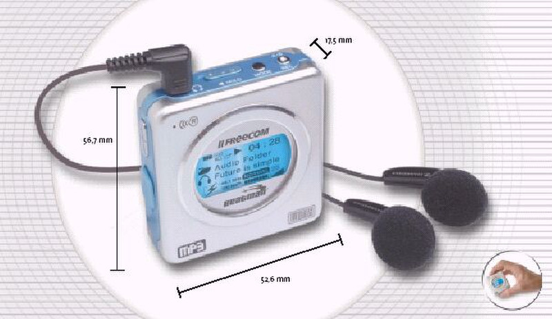 Freecom Beatman Flash -128 MP3 WMA Player+Radio