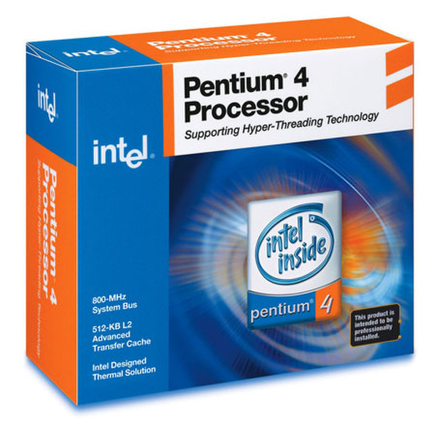 Intel Pentium 4 3.4GHz 512KB FSB800 S478 HT BOX 3.4ГГц 0.512МБ L2 процессор