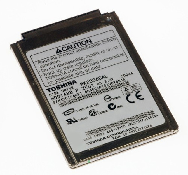 Toshiba 20GB Parallel ATA 20GB Parallel ATA internal hard drive