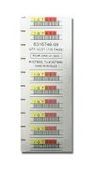 Quantum Data cartridge barcode labels, DLTtape IV, quantity 99