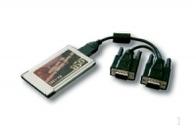 Actebis Exsys EX-1352 PCMCIA 2S Serial RS-232 ports Schnittstellenkarte/Adapter