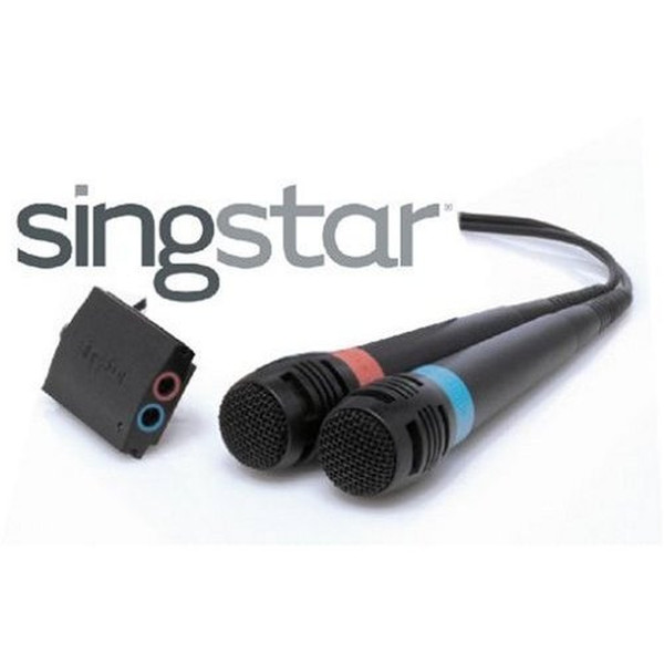 Sony SingStar Microphone Pack for PlayStation 2 Проводная Черный