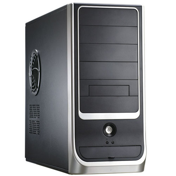 Compucase 6C29 Midi-Tower Черный, Cеребряный системный блок