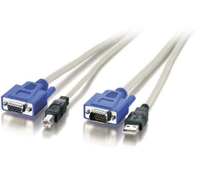 Equip Cable Set USB 1.8м Cеребряный кабель USB