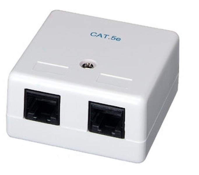 Equip Outlets UTP Cat.5e Белый кабельный разъем/переходник