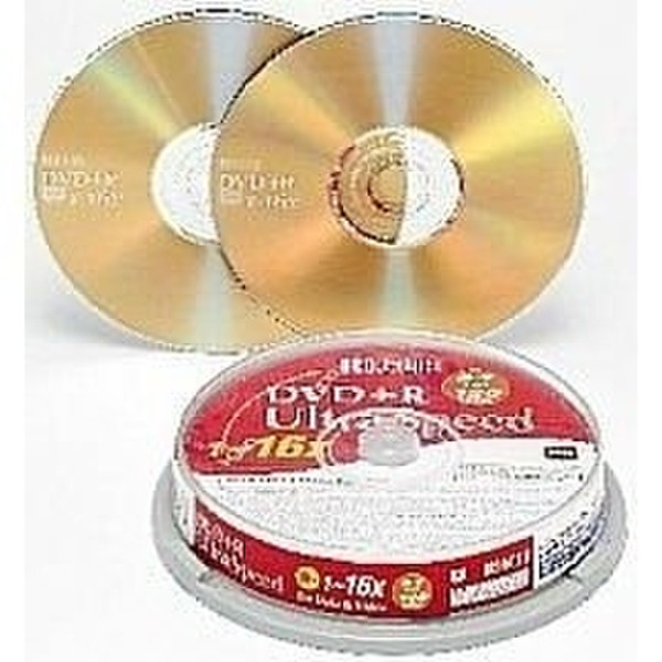 Ricoh DVD+R 4,7GB 16x Spindle (10) 4.7GB DVD+R 10Stück(e)