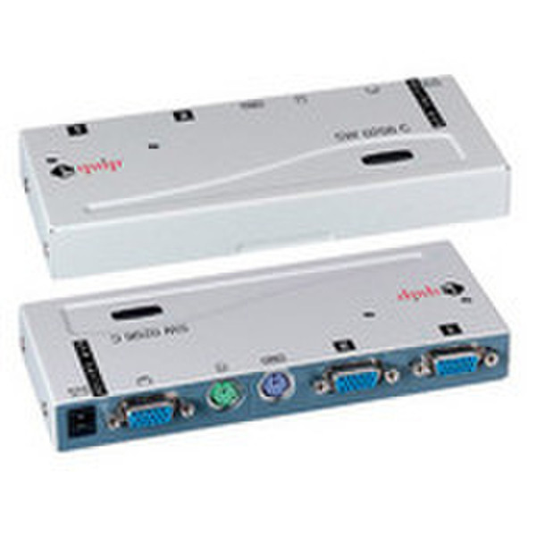 Equip Pocket KVM Switches PS/2 Silver KVM switch