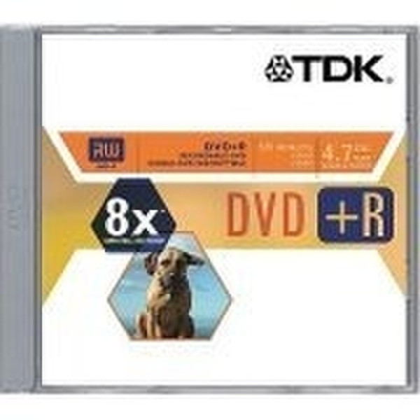 TDK DVD+R 4.7GB 8X 10PK Jewelcase 4.7GB DVD+R 10Stück(e)