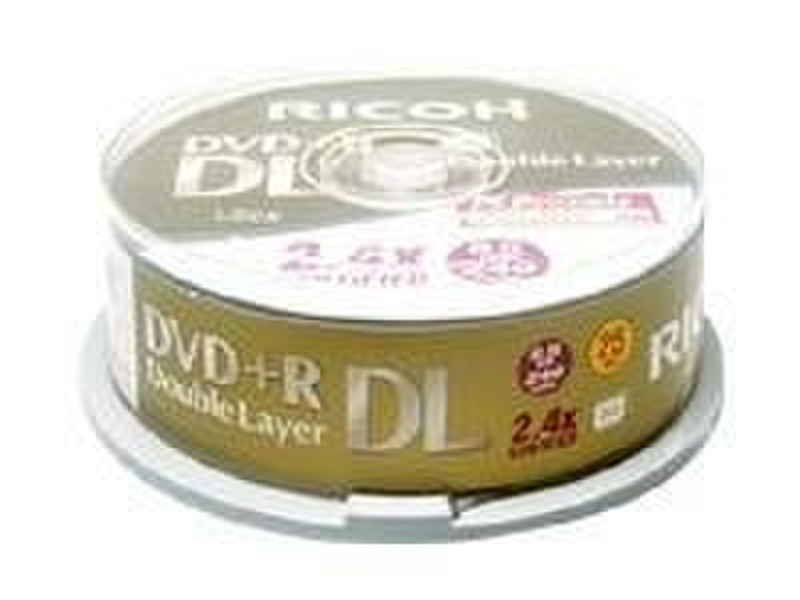 Ricoh DVD+R DL 8.5 GB 2.4x 10er Cakebox 8.5GB DVD+R DL 10pc(s)