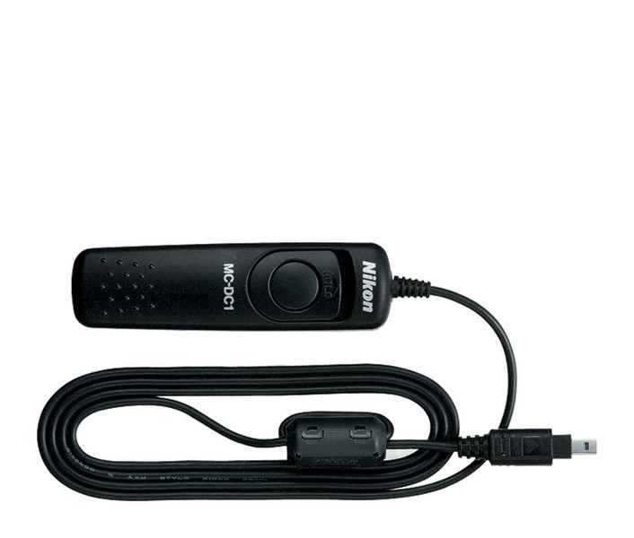 Nikon Remote Cord MC-DC1 Проводная Нажимные кнопки Черный пульт дистанционного управления