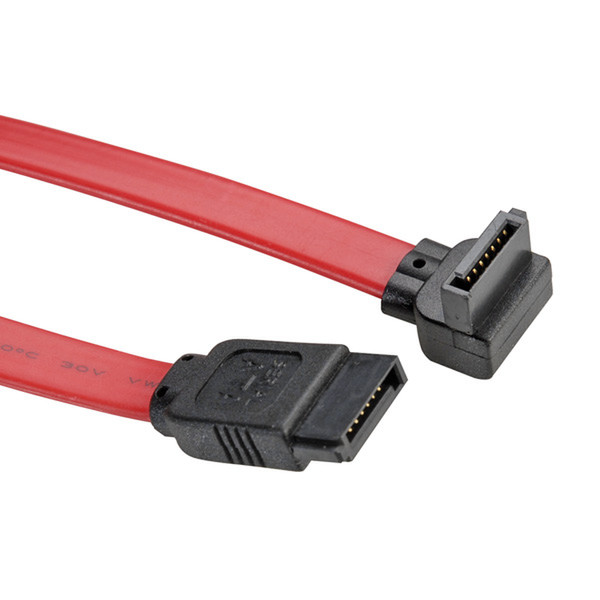 ROLINE Internal SATA 3.0 Gbit/s Cable, angled 1 m SATA cable