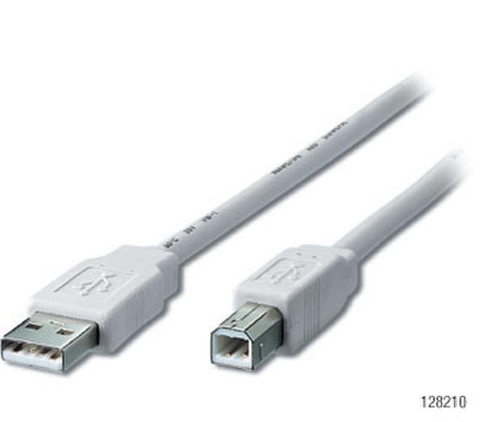 Equip USB 2.0 Cable 1.8m USB A USB A Beige USB Kabel