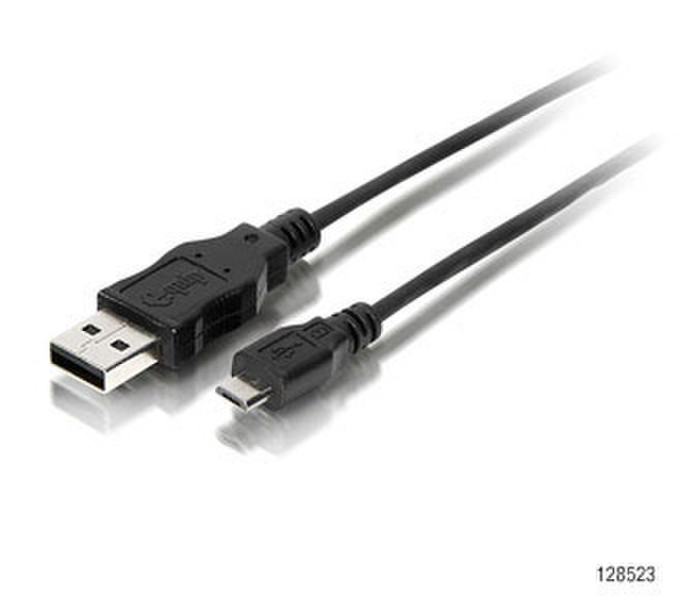 Equip Mini USB 2.0 Cable 1.8м Черный кабель USB