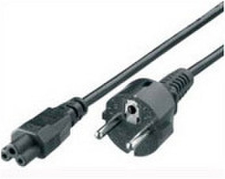 Equip 112150 1.8м Разъем C5 CEE7/4 Schuko Черный кабель питания
