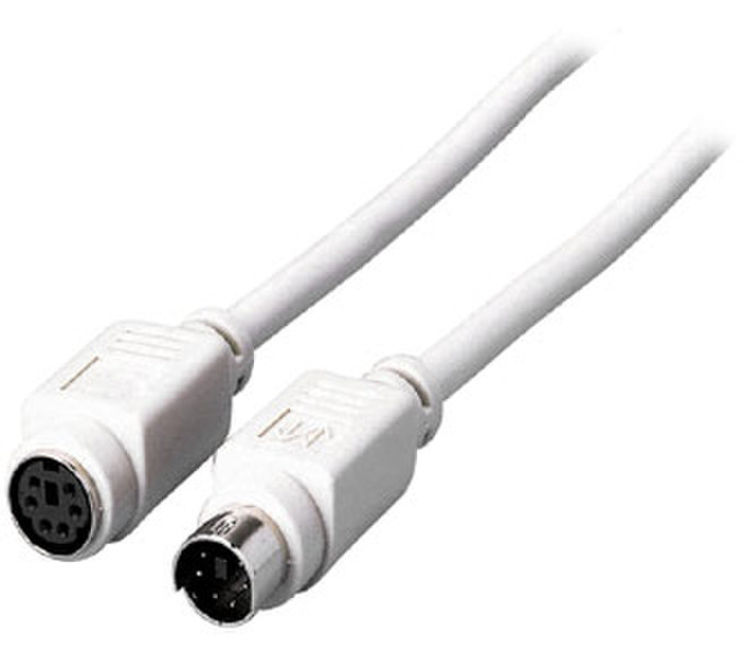 Equip Keyboard / Mouse Cable PS/2 10m White PS/2 cable