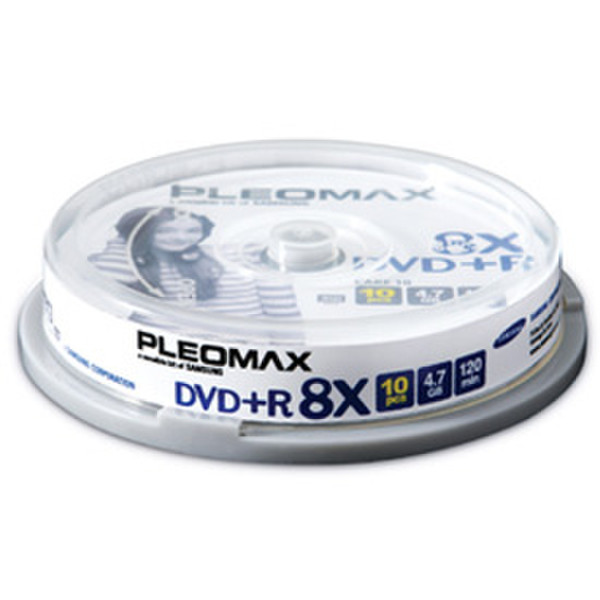 Samsung Pleomax DVD+R 4.7GB, Cake Box 10-pk 4.7GB 10Stück(e)