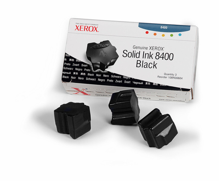 Xerox 108R00604 Black 3400pages 3pc(s) ink stick