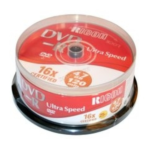 Ricoh DVD-R 4,7GB 16x Spindle (25) 4.7GB DVD-R 25Stück(e)