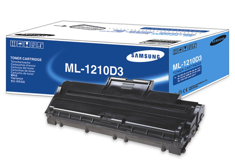 Samsung ML-1210D3 Тонер 2500страниц Черный тонер и картридж для лазерного принтера
