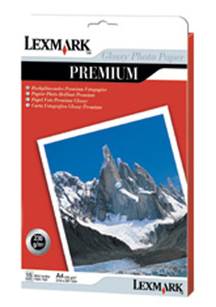 Lexmark Paper Photo Premium A4 15sh Double Pack фотобумага