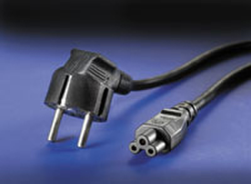 ROLINE Power Cable, Straight Compaq Connector, 1.8 m 1.8м Черный кабель питания