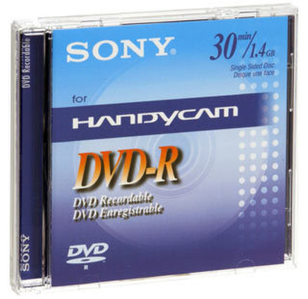 Sony DVD RECORDABLE 1.4GB 8CM 30MIN