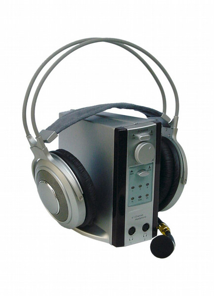 TEAC Multi Media Surround Headset HP-11 Стереофонический Проводная Cеребряный гарнитура мобильного устройства