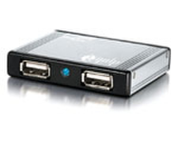 Equip USB 2.0 Aluminium Hub 4 Port 480Мбит/с хаб-разветвитель